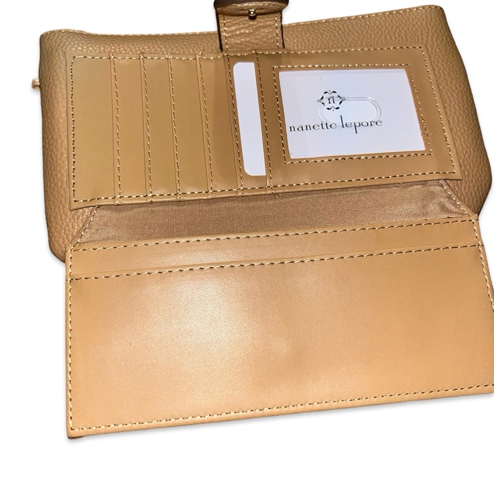 NWT NANETTE LEPORE LEATHER WRISTLET - Picture 10 of 11